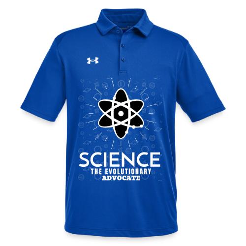 Science The Evolutionary Advocate White Design - Under Armour Men's Tech Polo