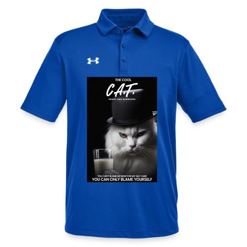 The Cool Cat - Under Armour Men's Tech Polo
