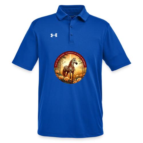 Year of the Horse Guardian T Shirt, Lunar New Year - Under Armour Men's Tech Polo