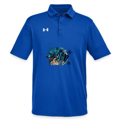 Blue Wolf Graffiti Street Art - Under Armour Men's Tech Polo