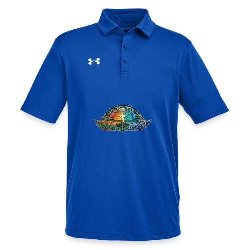 Easter Cast the Net Again T Shirt, abundance Gift - Under Armour Men's Tech Polo