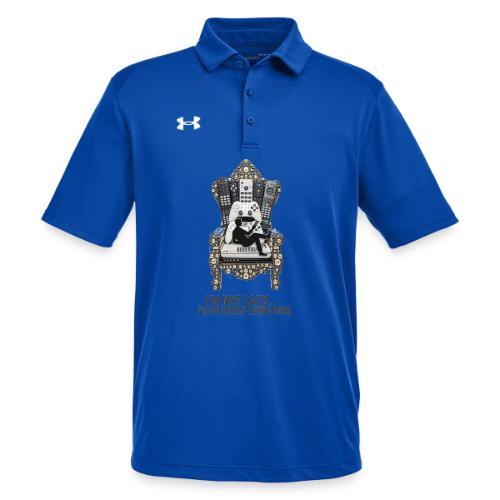 Remote Throne Procrastinator T Shirt, Dad Gift - Under Armour Men's Tech Polo