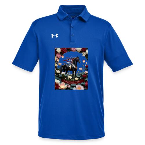 Year of the Horse Harmony T Shirt, Lunar New Year - Under Armour Men's Tech Polo
