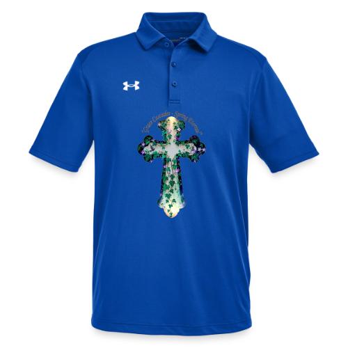 Easter Grace Cascades Eternal T Shirt, Mercy Gift - Under Armour Men's Tech Polo