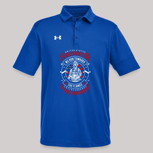 United States Firefighter - Under Armour Men's Tech Polo