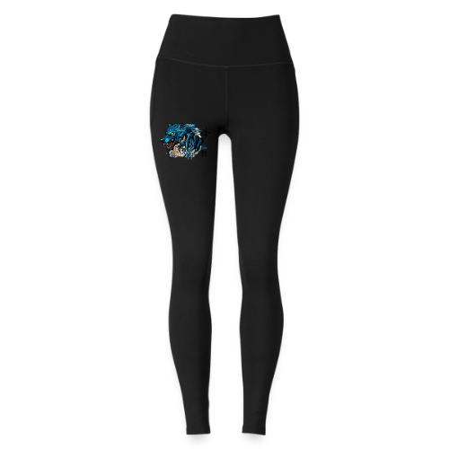 Blue Wolf Graffiti Street Art - Under Armour Ladies' Motion Ankle Legging