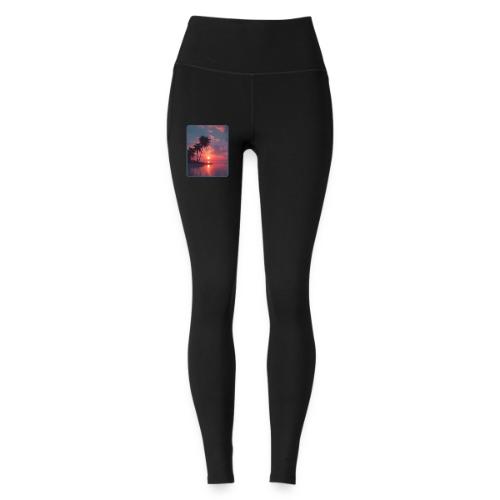 Tropical Sunset Ocean Reflection Design - Under Armour Ladies' Motion Ankle Legging