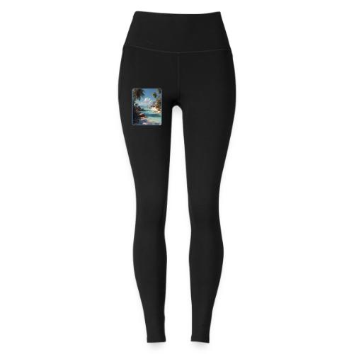 Tropical Island Paradise Ocean Design - Under Armour Ladies' Motion Ankle Legging