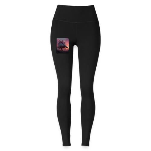 Stegosaurus Sunset Forest Design - Under Armour Ladies' Motion Ankle Legging