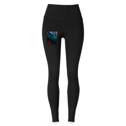 Turquoise Dragon Fire Eye Design - Under Armour Ladies' Motion Ankle Legging