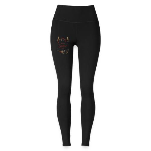 Merry Christmas Typography Design - Under Armour Ladies' Motion Ankle Legging