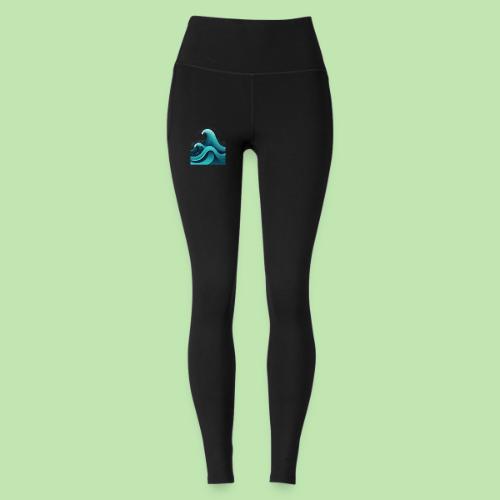 Dynamic Ocean Wave Illustration - Under Armour Ladies' Motion Ankle Legging