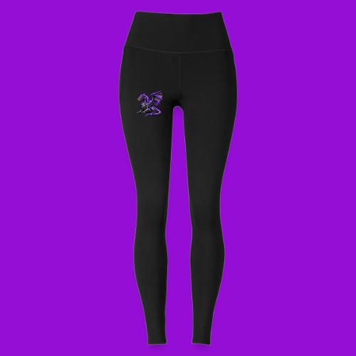 Neon Dragon at Rest - Under Armour Ladies' Motion Ankle Legging