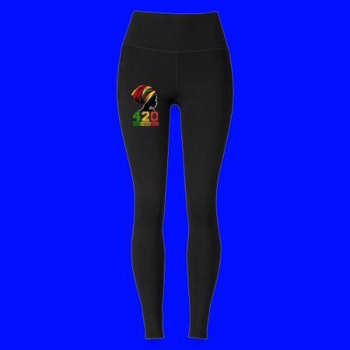 420 Day Women OnFire Weed Marijuana funny design - Under Armour Ladies' Motion Ankle Legging