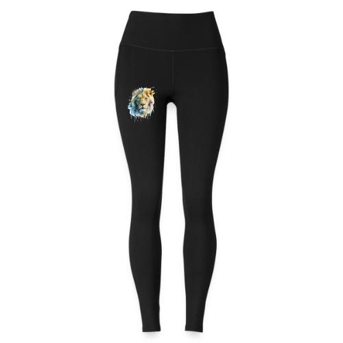 Splash-Art Lion Face - Under Armour Ladies' Motion Ankle Legging