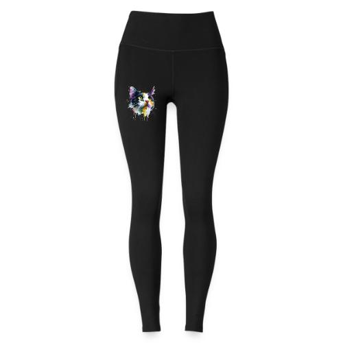 Cat: Painted Purr Expression - Under Armour Ladies' Motion Ankle Legging