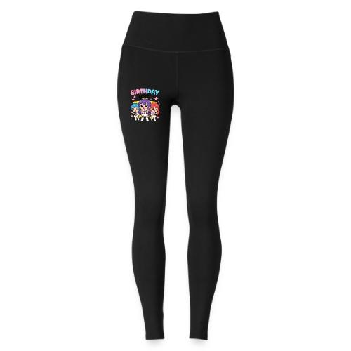 Cute Chibi Birthday Idol Girls - Under Armour Ladies' Motion Ankle Legging