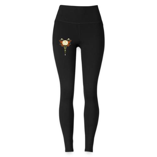 Monarch Butterfly Floral Botanical Art - Under Armour Ladies' Motion Ankle Legging