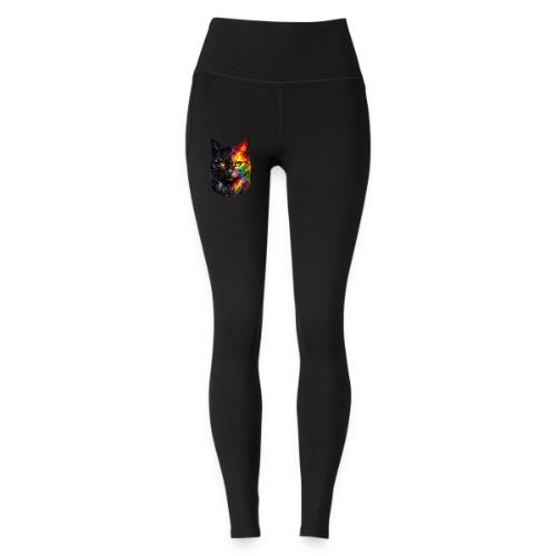Cosmic Galaxy Rainbow Cat - Under Armour Ladies' Motion Ankle Legging