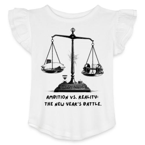 Ambition vs. Reality T-Shirt, Mug, & Leggings - Toddler Girls Flutter T-shirt