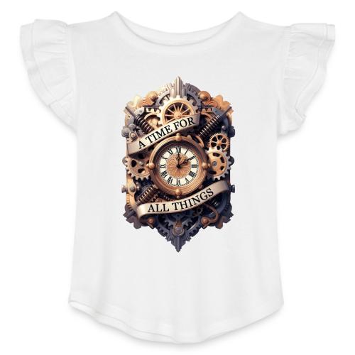 Ornate Clockwork T-Shirt - Toddler Girls Flutter T-shirt