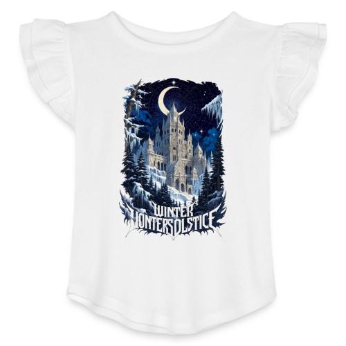 Celestial Winter Temple T-Shirt - Toddler Girls Flutter T-shirt
