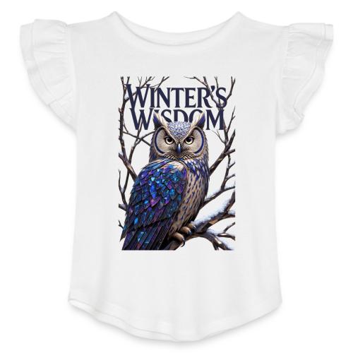 Crystalized Forest Owl T-Shirt - Toddler Girls Flutter T-shirt