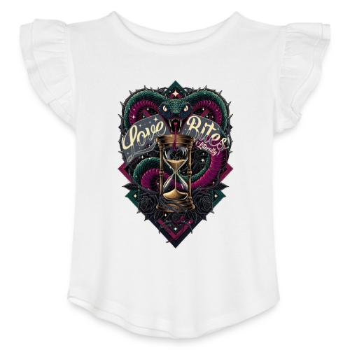 Love Bites (Literally) T-Shirt - Toddler Girls Flutter T-shirt