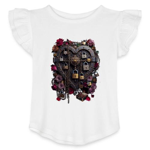 My Heart Permanently on Vacation T-Shirt - Toddler Girls Flutter T-shirt