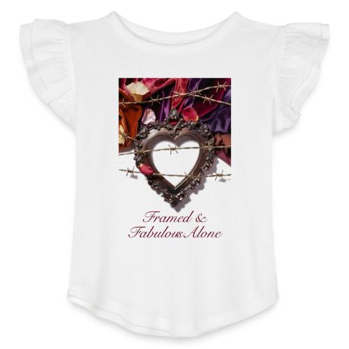 Framed & Fabulous Alone T-Shirt - Toddler Girls Flutter T-shirt