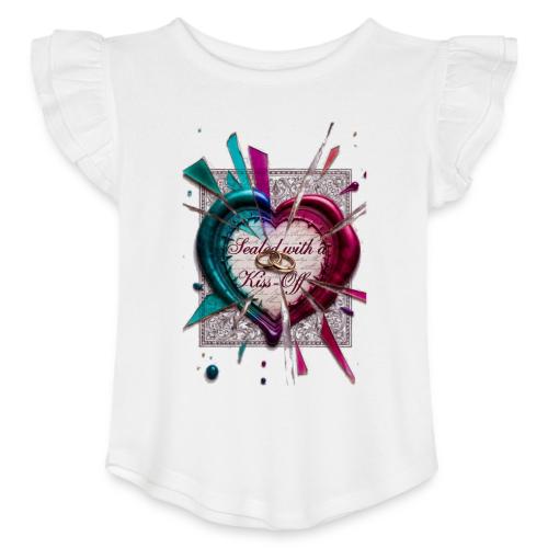 Sealed with a Kiss-Off T-Shirt - Toddler Girls Flutter T-shirt