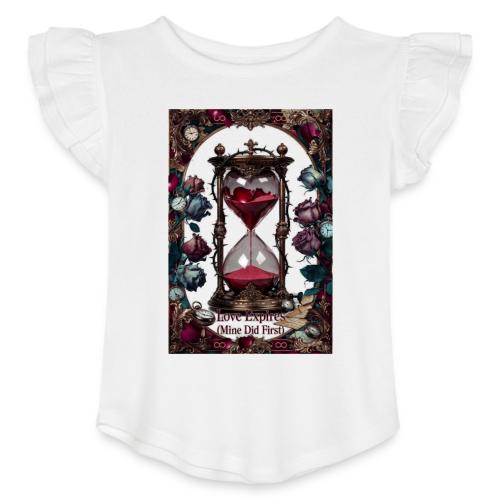 Love Expires (Mine Did First) T-Shirt - Toddler Girls Flutter T-shirt