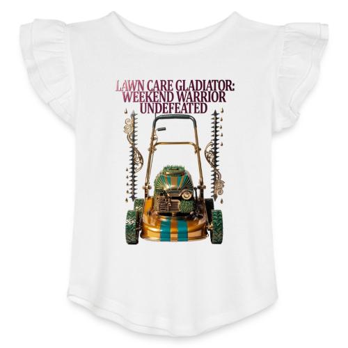 Lawn Care Gladiator T Shirt - Toddler Girls Flutter T-shirt