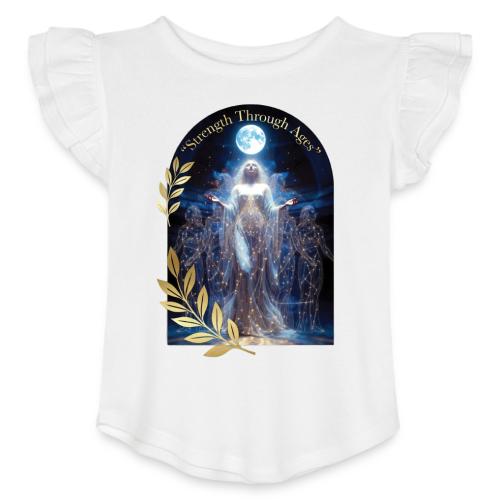 Women's Day Legacy T Shirt, Empowerment Gift 2026 - Toddler Girls Flutter T-shirt