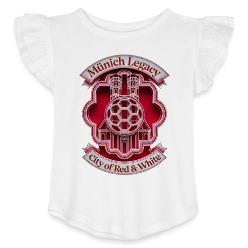 Munich Pride Fan T Shirt, Football City Pride Gift - Toddler Girls Flutter T-shirt