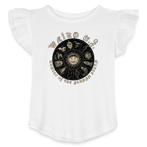 Weird NJ – Zodiac of the Garden State - Toddler Girls Flutter T-shirt