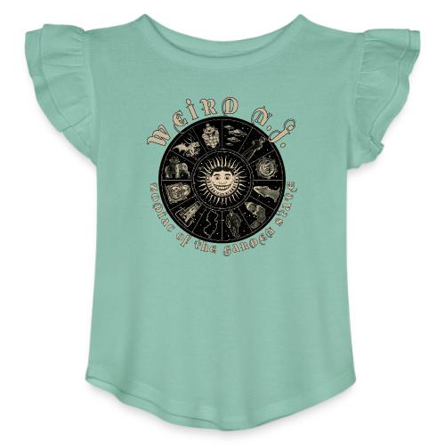 Weird NJ – Zodiac of the Garden State - Toddler Girls Flutter T-shirt