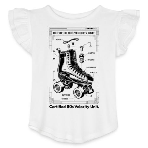 Retro Roller Skate T-Shirt - Toddler Girls Flutter T-shirt