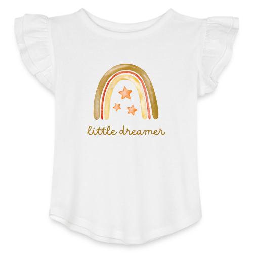 Little dreamer - Toddler Girls Flutter T-shirt