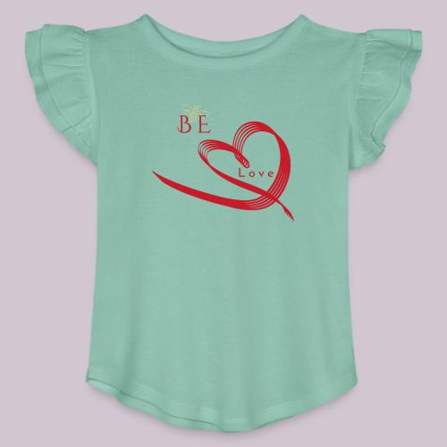 BE LOVE - Toddler Girls Flutter T-shirt