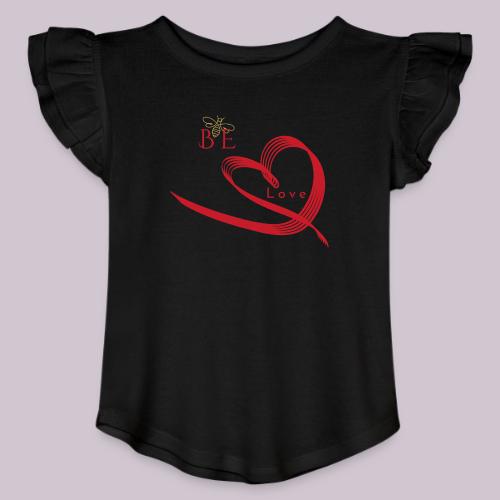 BE LOVE - Toddler Girls Flutter T-shirt