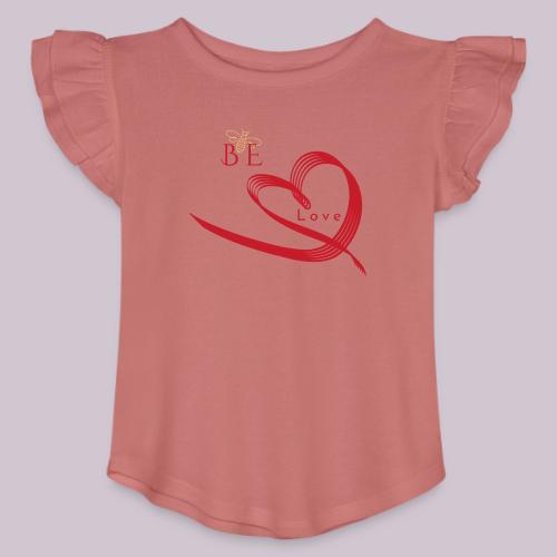 BE LOVE - Toddler Girls Flutter T-shirt