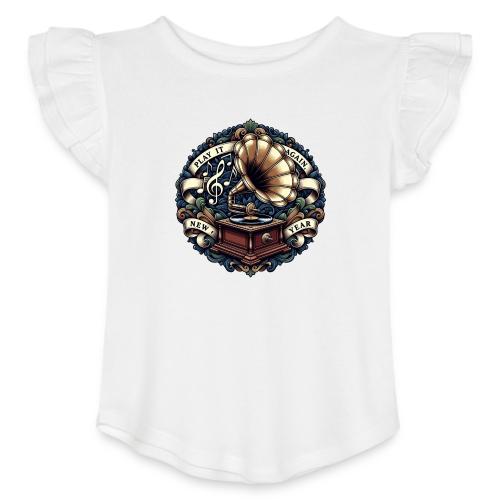 Ornate Phonograph T-Shirt - Toddler Girls Flutter T-shirt