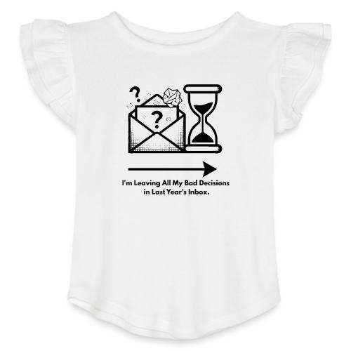 Last Year's Inbox T-Shirt - Toddler Girls Flutter T-shirt