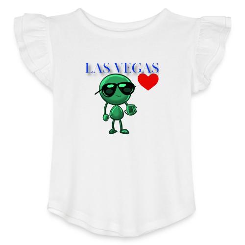 Smoon City_Las Vegas - Toddler Girls Flutter T-shirt