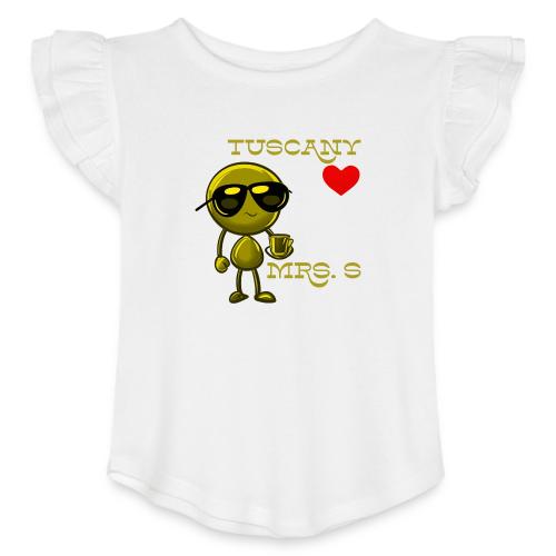 Smoon City_Tuscany Mrs. S - Toddler Girls Flutter T-shirt