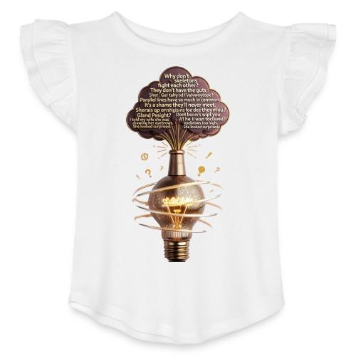 Dad Joke Generator T Shirt - Toddler Girls Flutter T-shirt