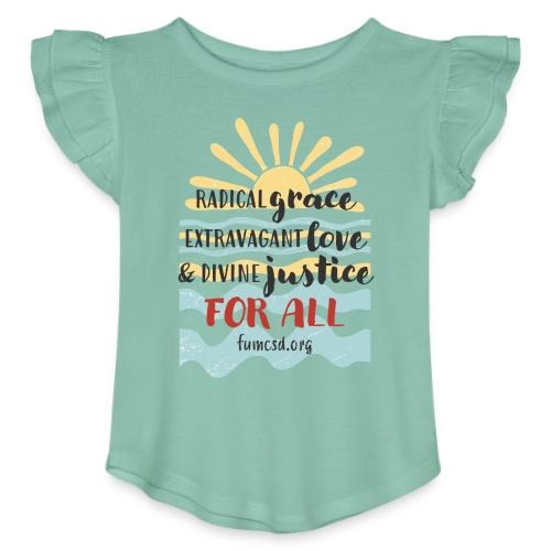 Beachy FUMCSD - Toddler Girls Flutter T-shirt