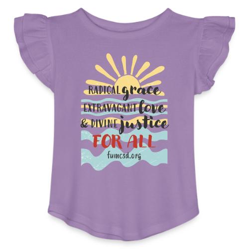 Beachy FUMCSD - Toddler Girls Flutter T-shirt