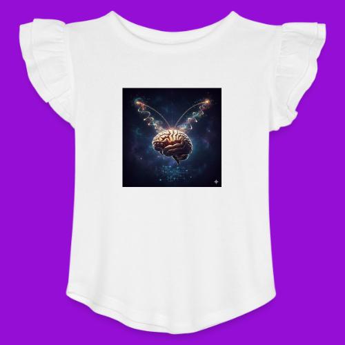 BrainTeas - Toddler Girls Flutter T-shirt